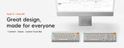 Clavier Nuphy Node 100 Low Profile (Blanc) (ISO-DE)