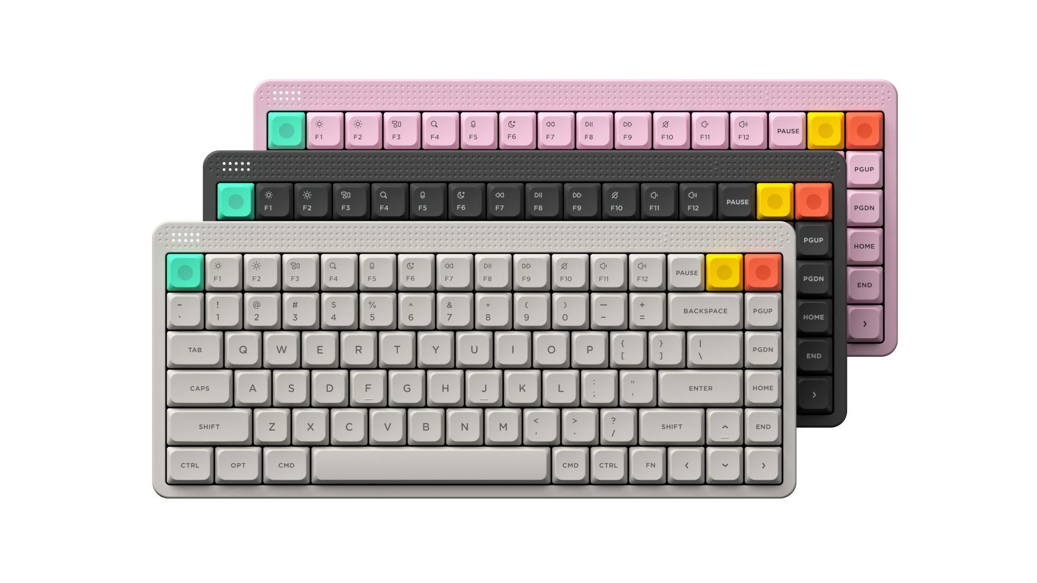Clavier Nuphy Node 100 Low Profile (Blanc) (ISO-DE)