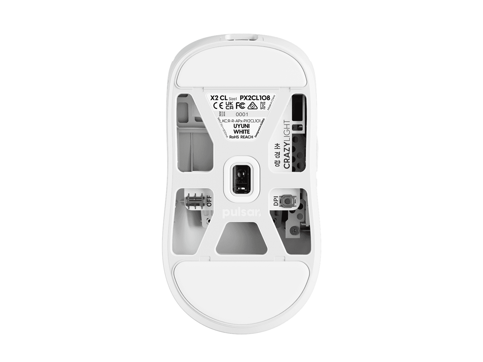 Pulsar X2 CRAZYLIGHT (Uyuni White) Mouse