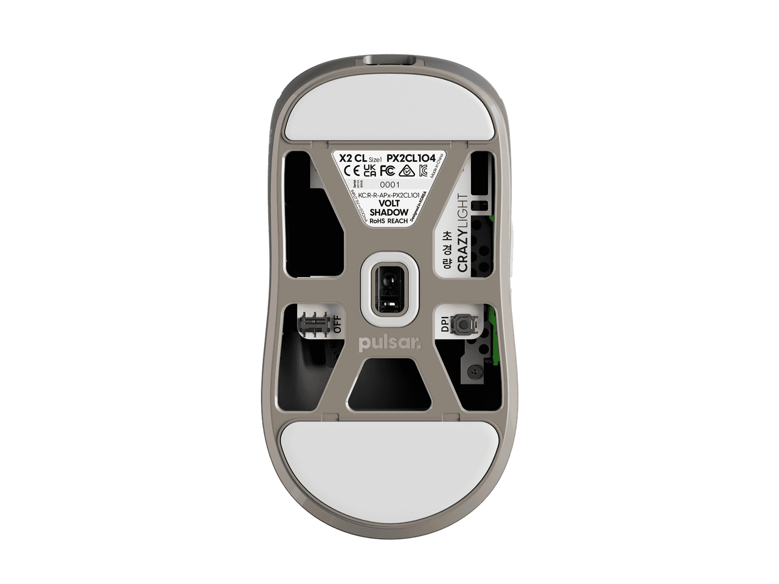 Souris Pulsar X2 CRAZYLIGHT (Volt Shadow)