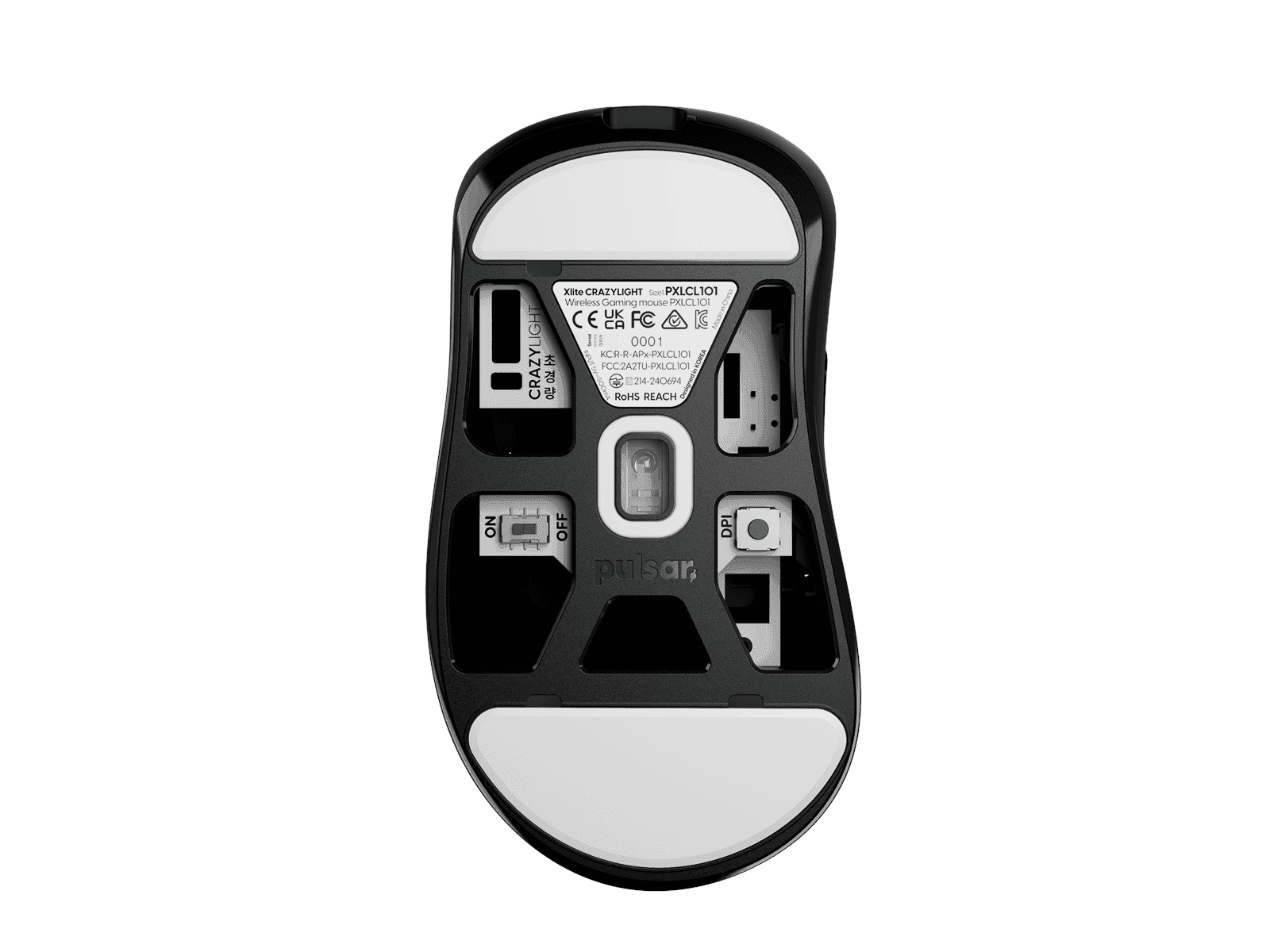 Pulsar Xlite CRAZYLIGHT Mini (Jet Black) Mouse