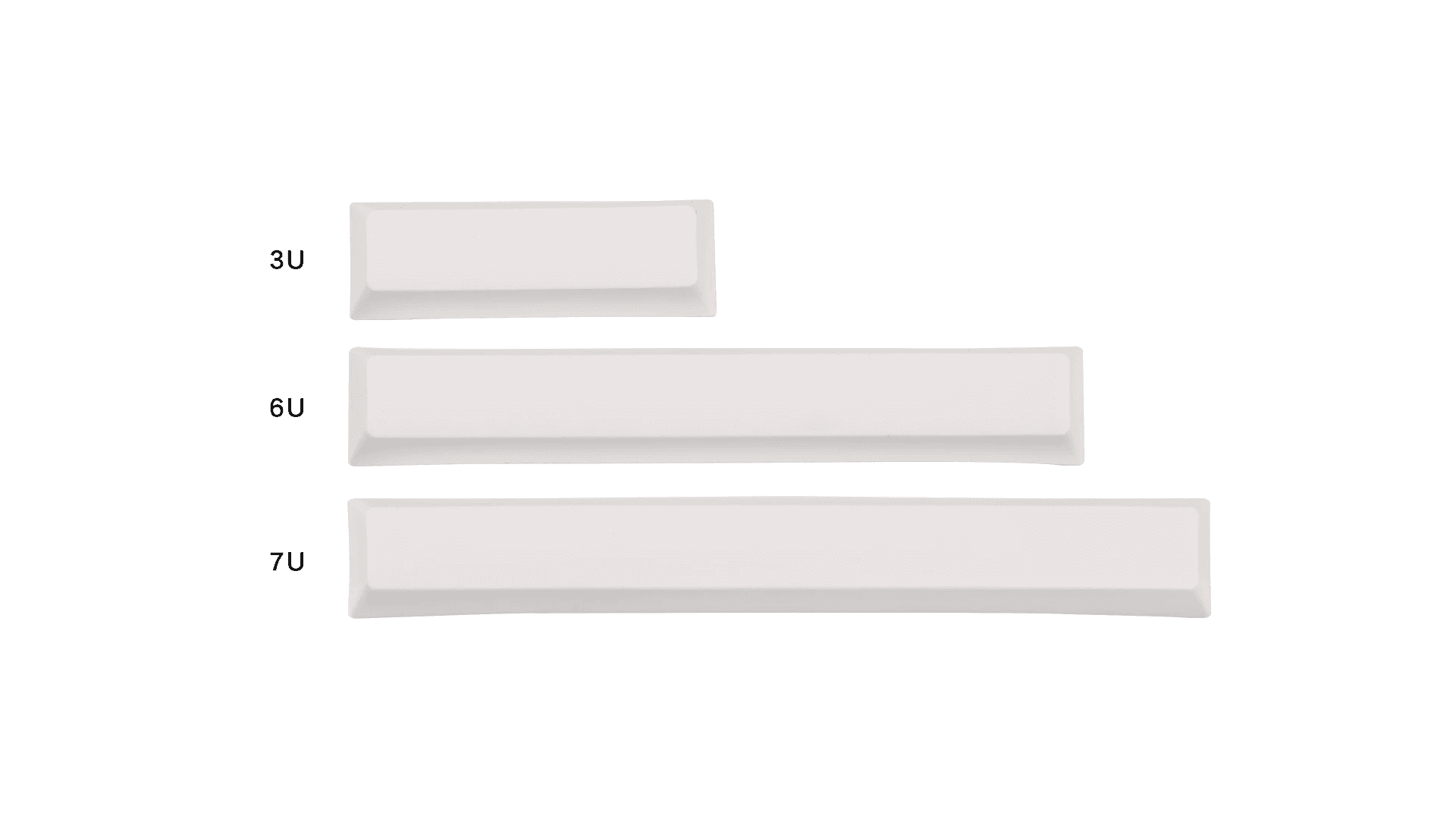 Jeu de capuchons de touches SA PBT Chalk (ANSI)