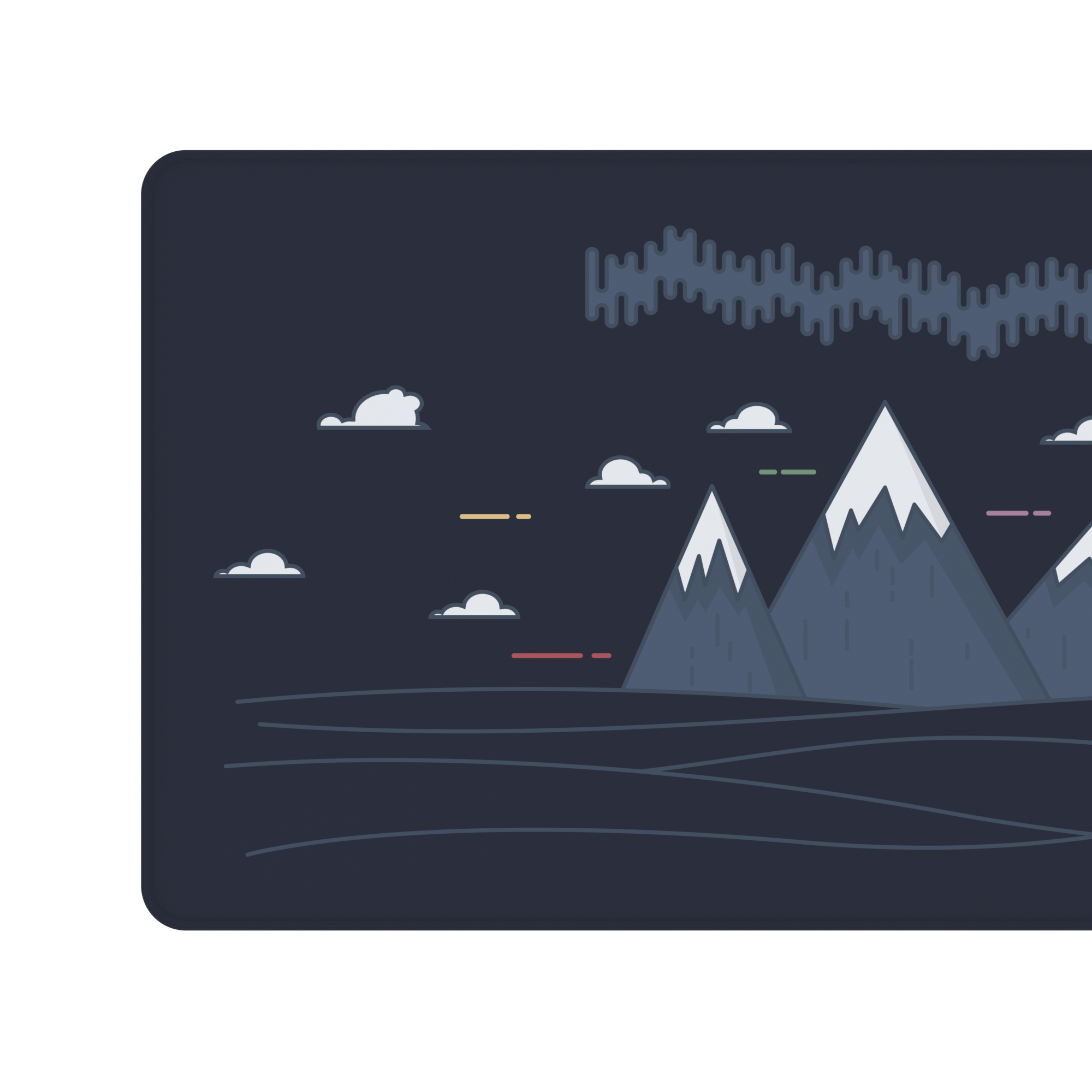 900mats Nord - Dark Deskmat - InputGear DE