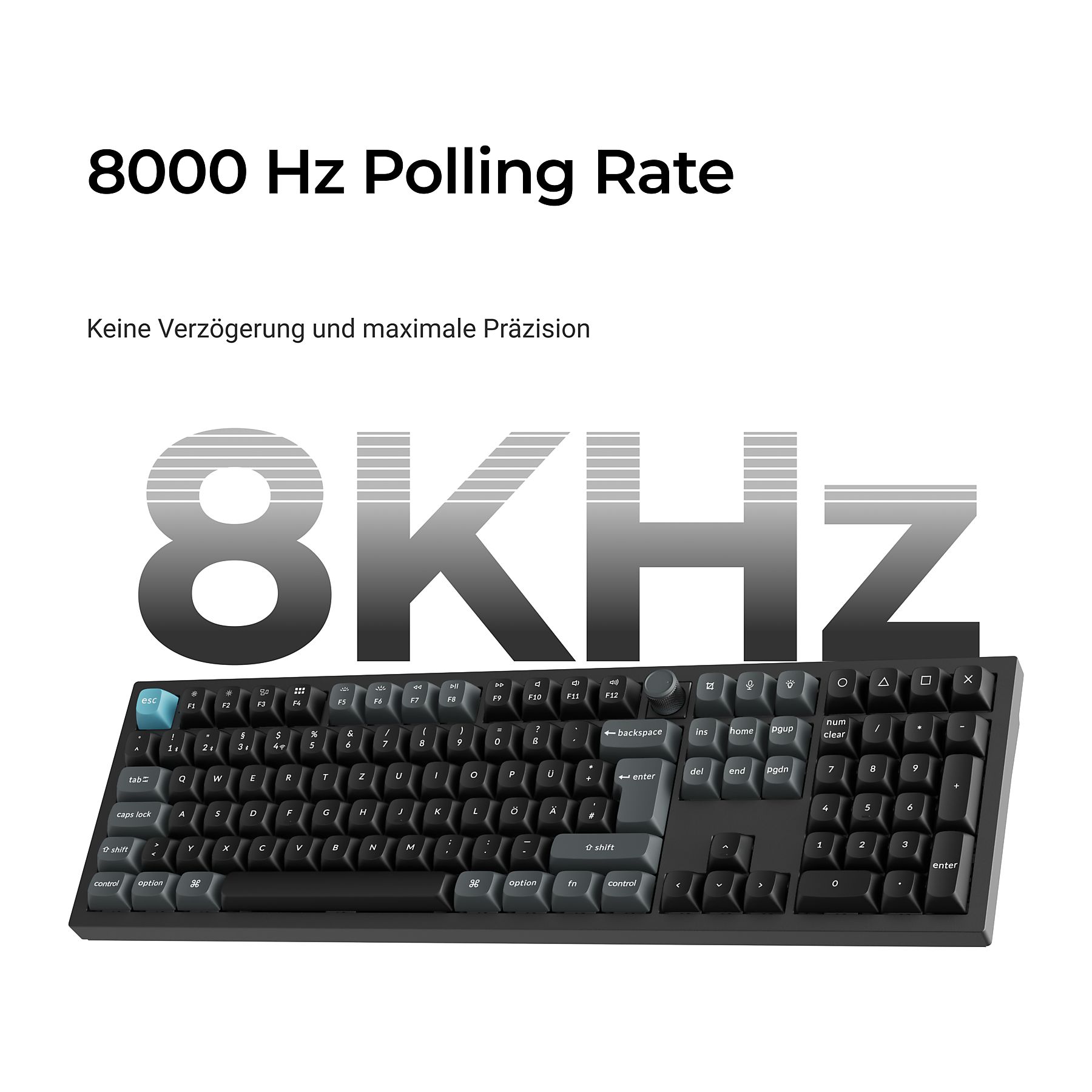 Clavier Keychron Q6 Ultra 8K (ISO-DE)