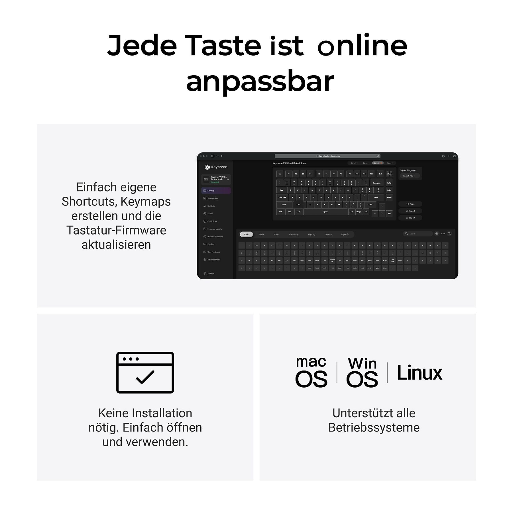 Clavier Keychron V6 Ultra (ISO-DE)