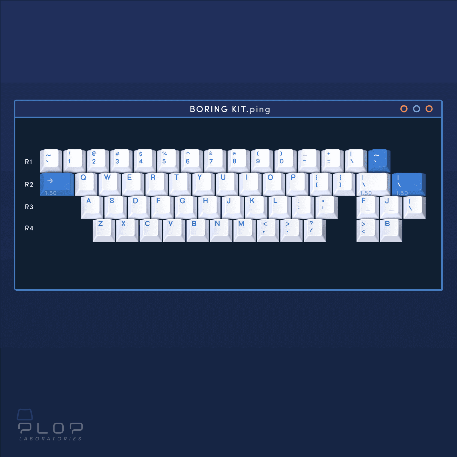 Set de touches EPBT Ping