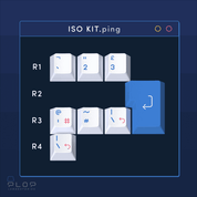Set de touches EPBT Ping