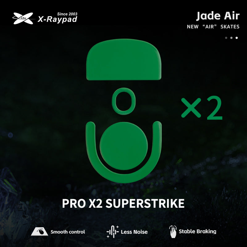 X-Raypad Jade Air (GPX2 / X2 SUPERSTRIKE) Mouse Skates