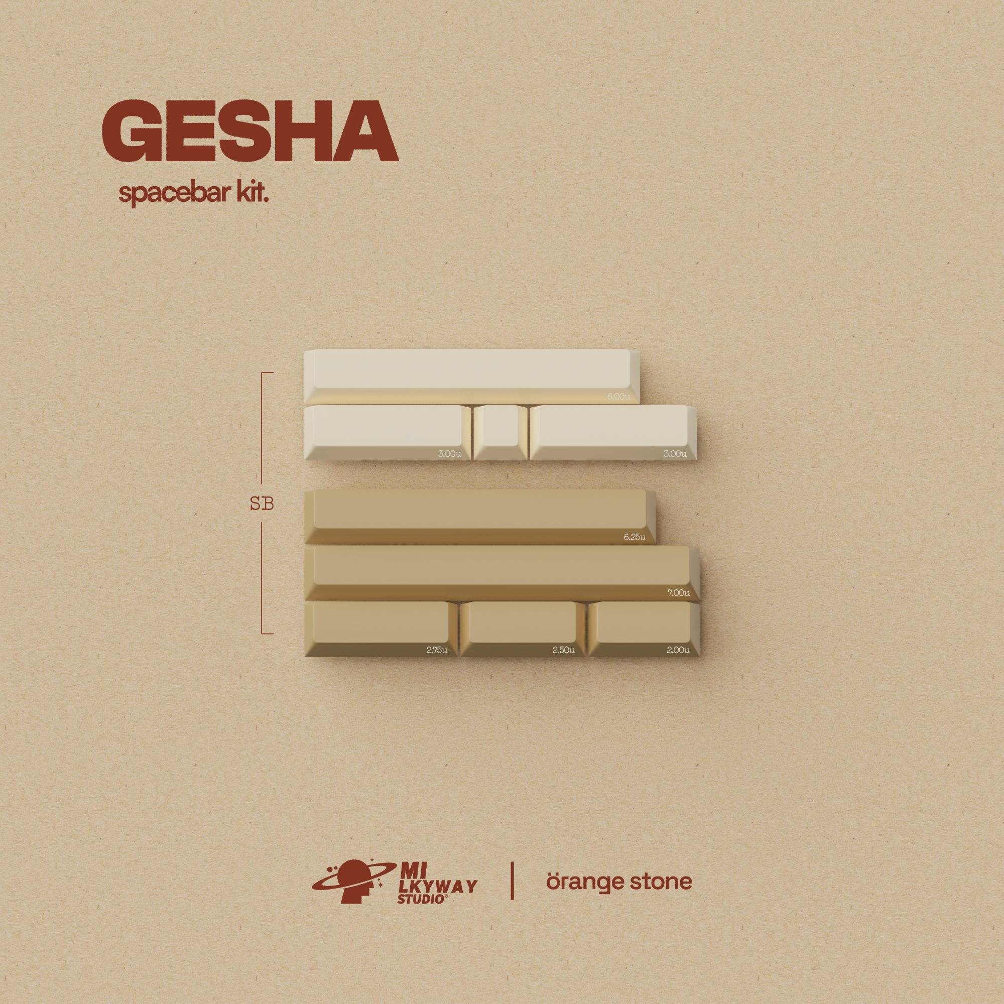 MW Gesha Keycap Set