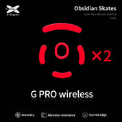 X-Raypad Obsidian Mouse Skates