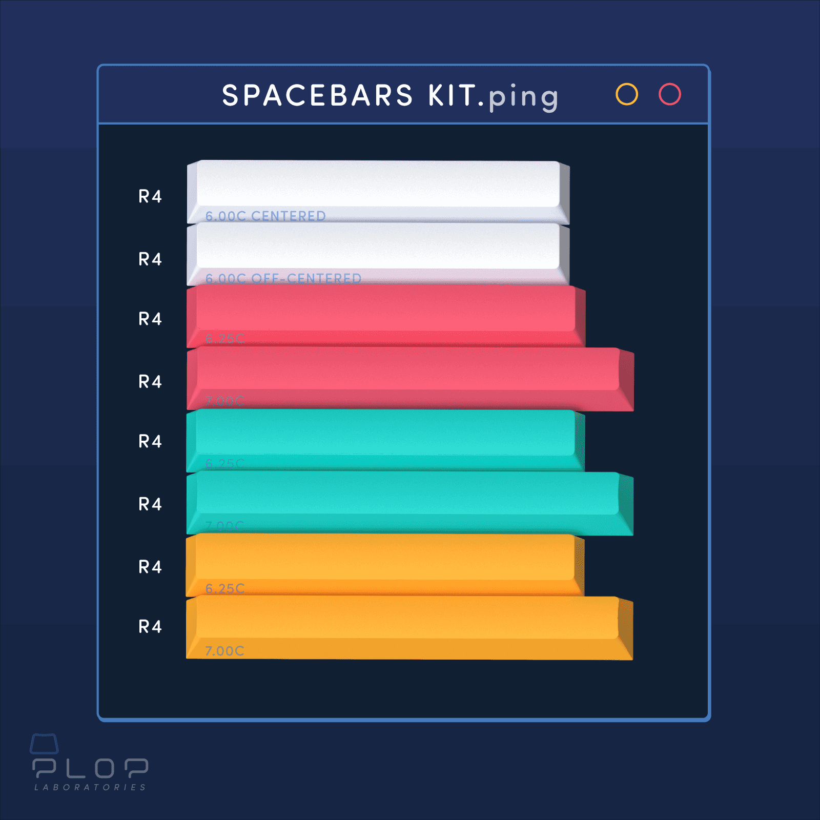 Set de touches EPBT Ping