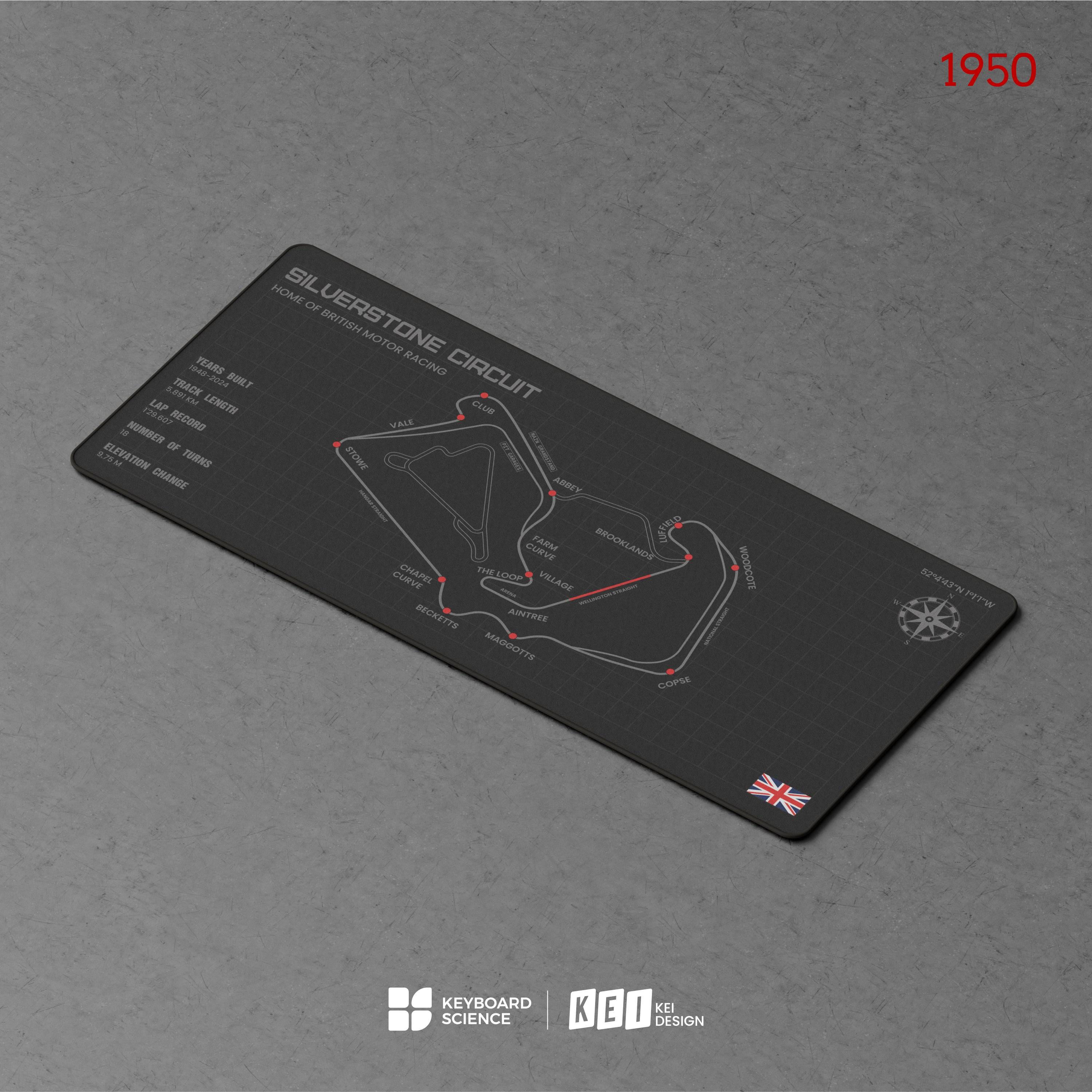 1950 (Track) Tapis de bureau