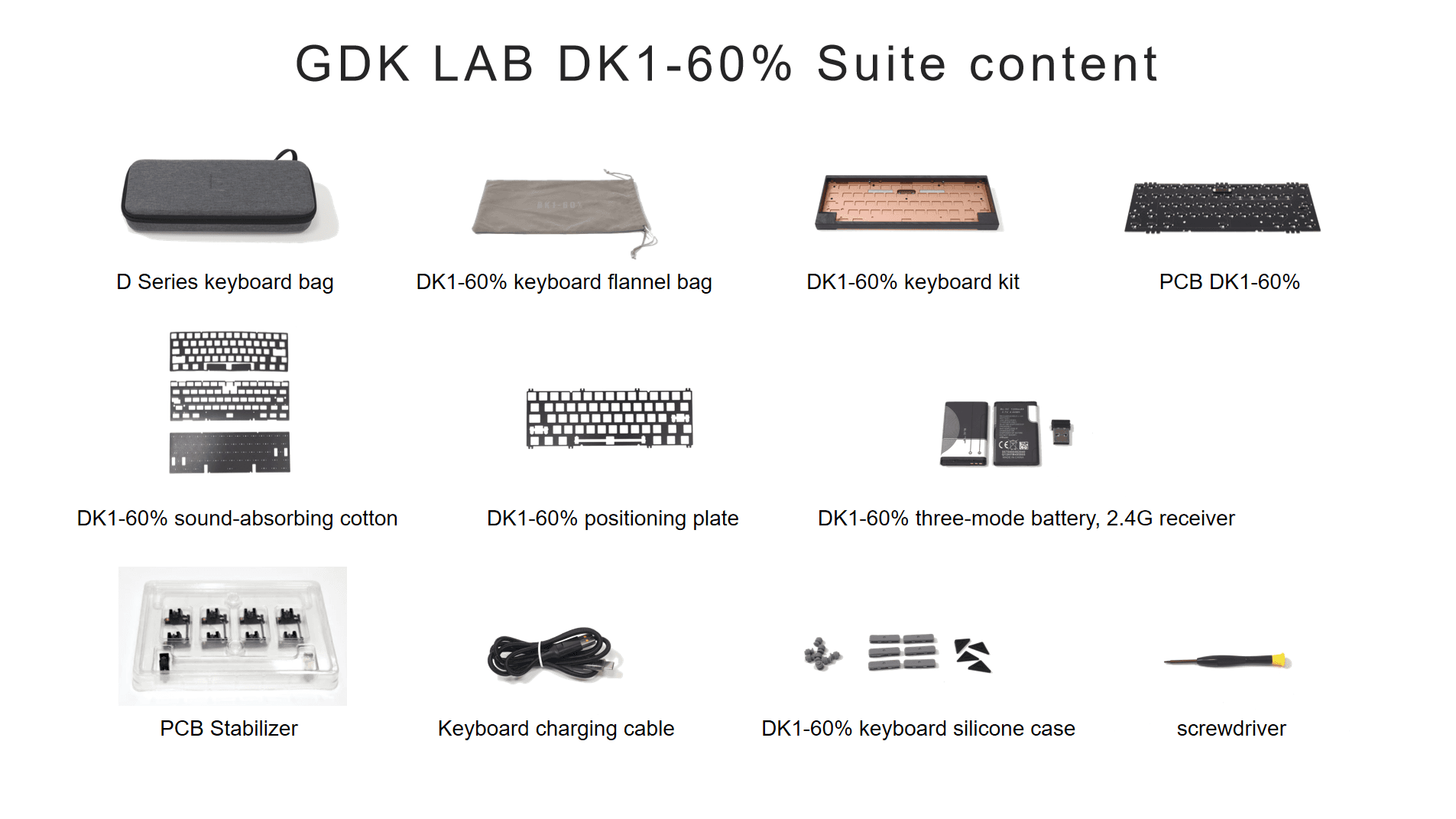DK1-60% Keyboard Kit