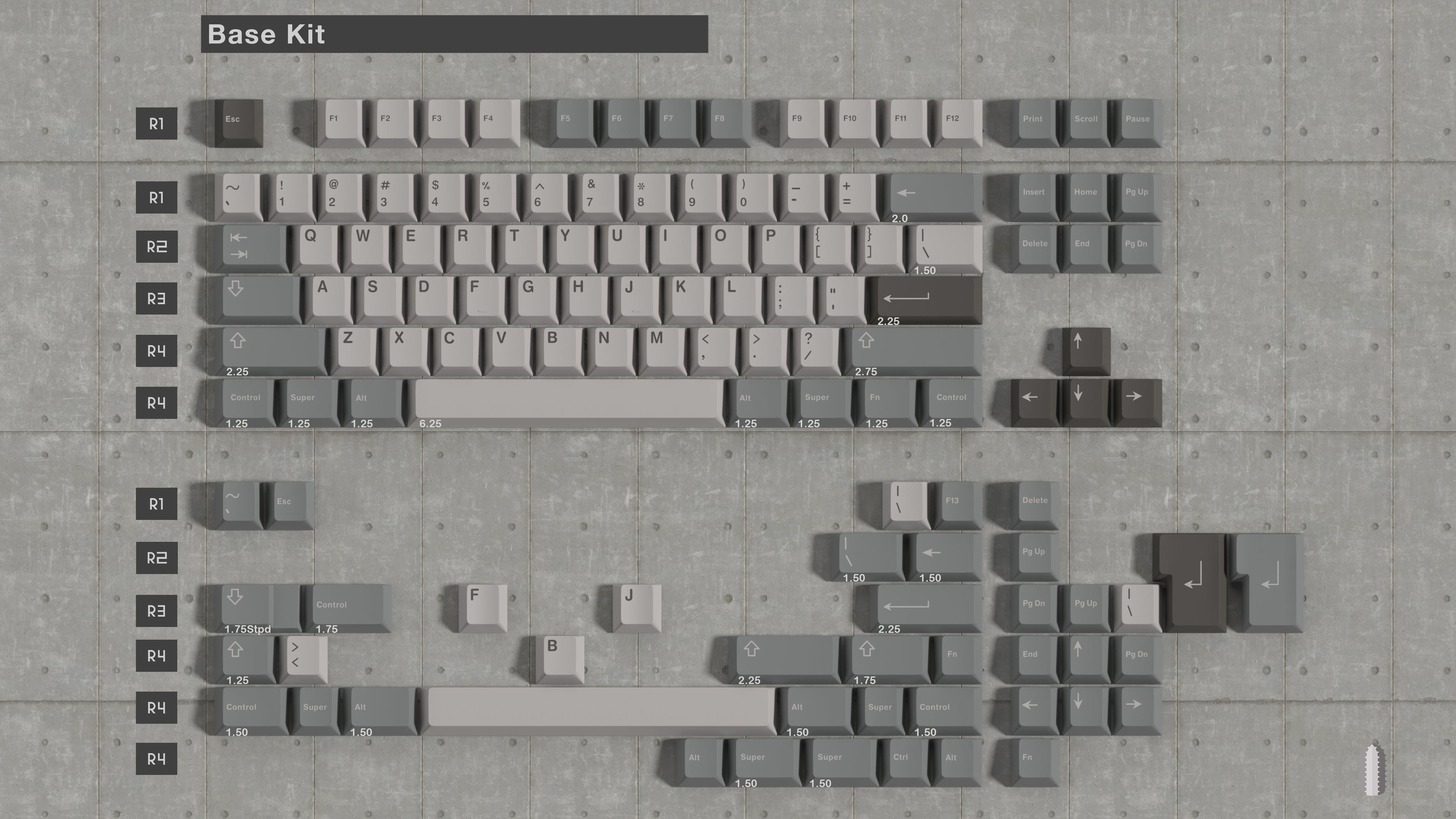 EPBT Brutalist Keycap Set