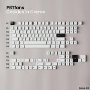 PBTFans Cookies'n'Cream Keycap Set