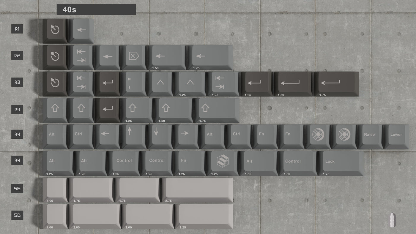 EPBT Brutalist Keycap Set