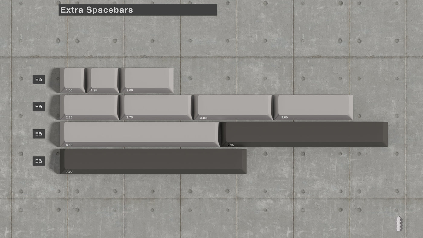 EPBT Brutalist Keycap Set