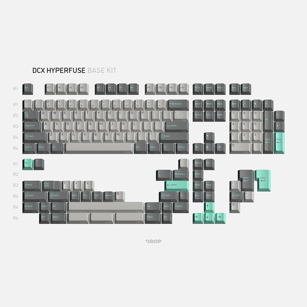 DCX Hyperfuse Keycap Set - InputGear DE