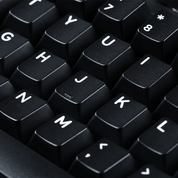 DCX White on Black Keycap Set - InputGear DE