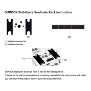 Durock Screw - In Stabilisers V3 Translucent - InputGear DE