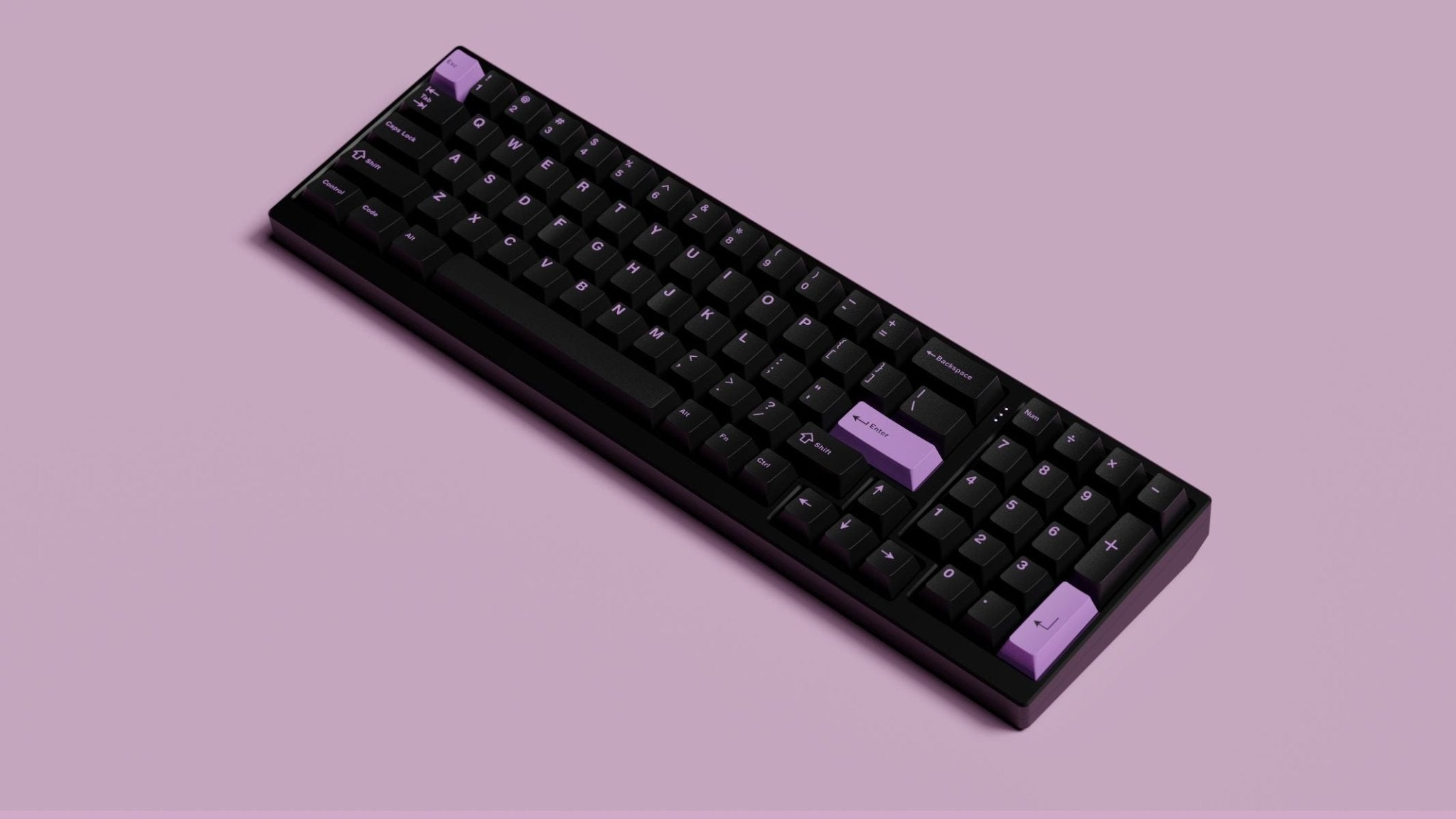 GMK Lilac on Black - InputGear DE