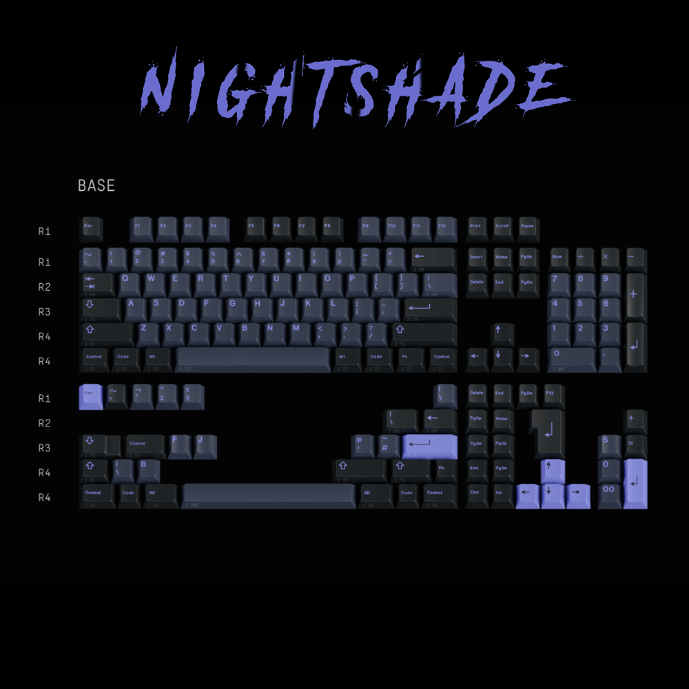 GMK Nightshade Keycap Set - InputGear DE