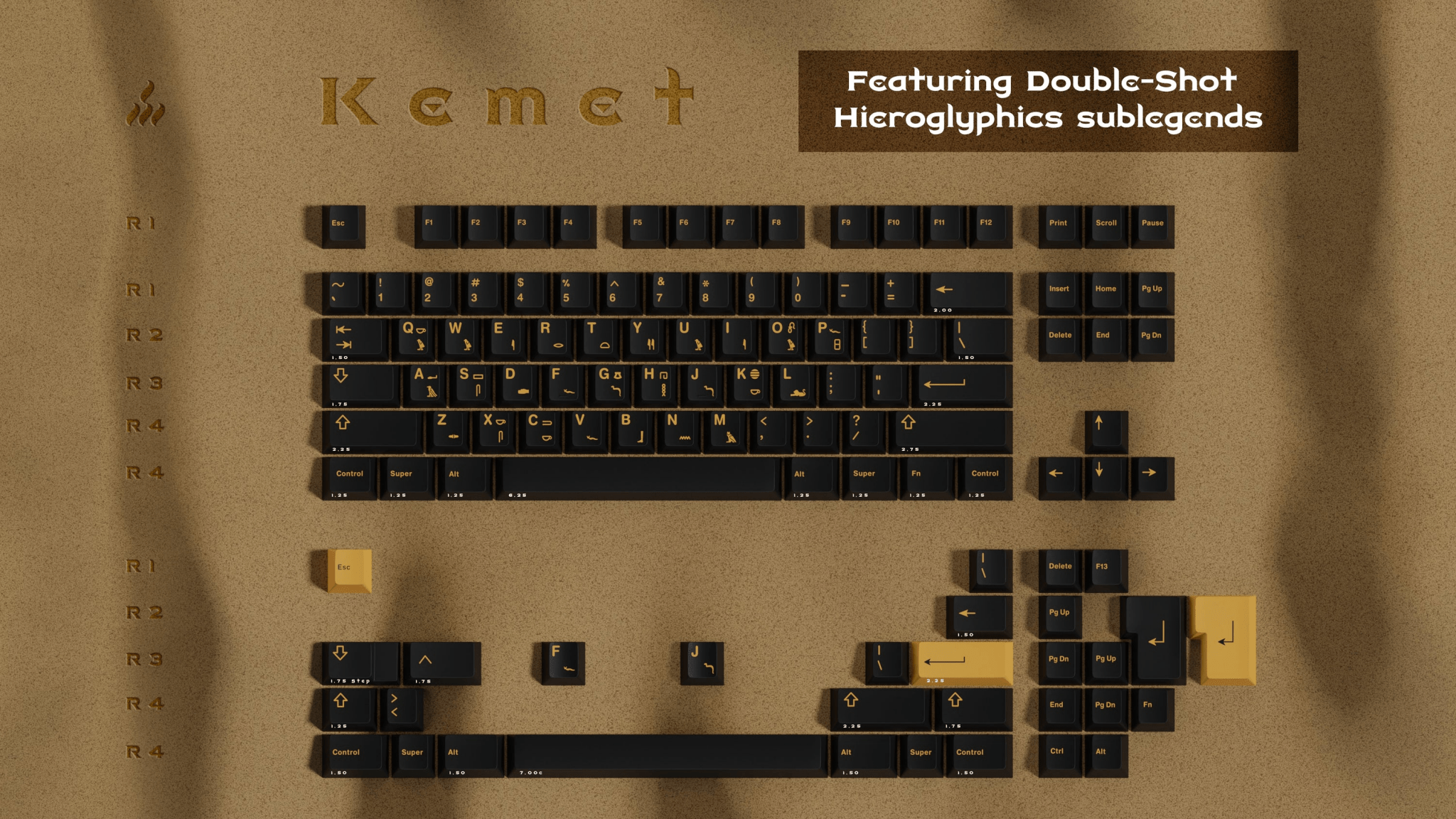 GMK Pharaoh Keycap Set - InputGear DE