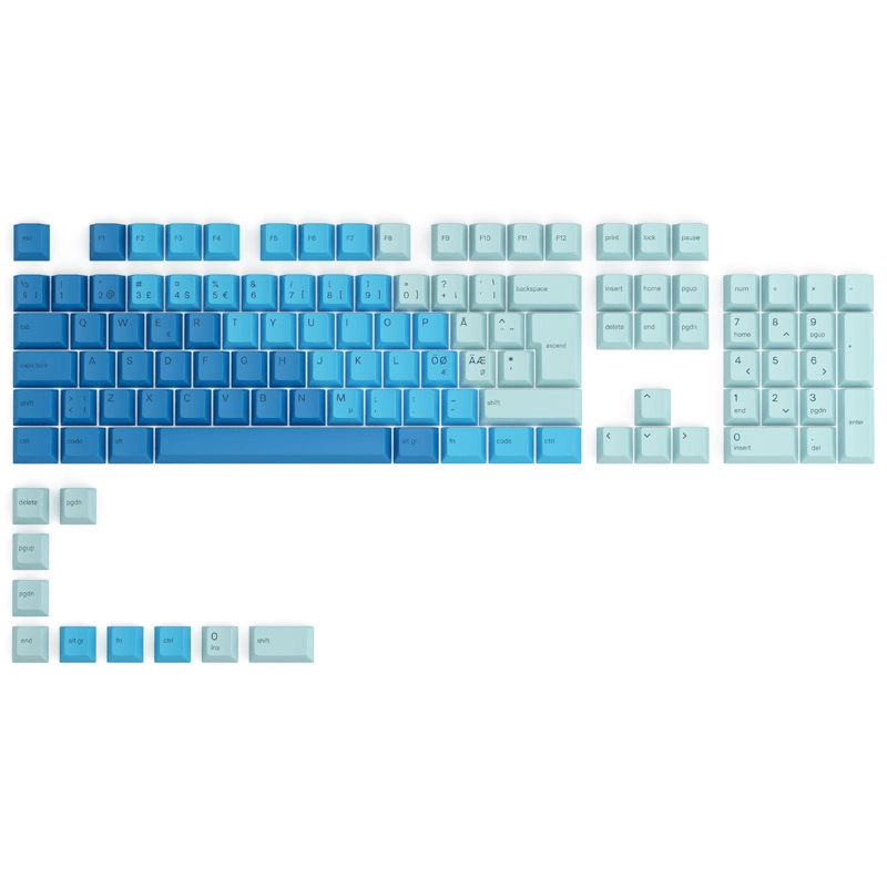 GPBT Caribbean Ocean Keycaps (ISO - ES) Keycap Set - InputGear DE