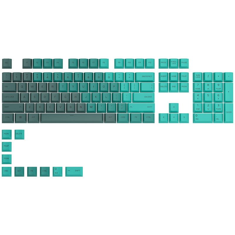 GPBT Rain Forest Keycaps (ANSI) Keycap Set - InputGear DE