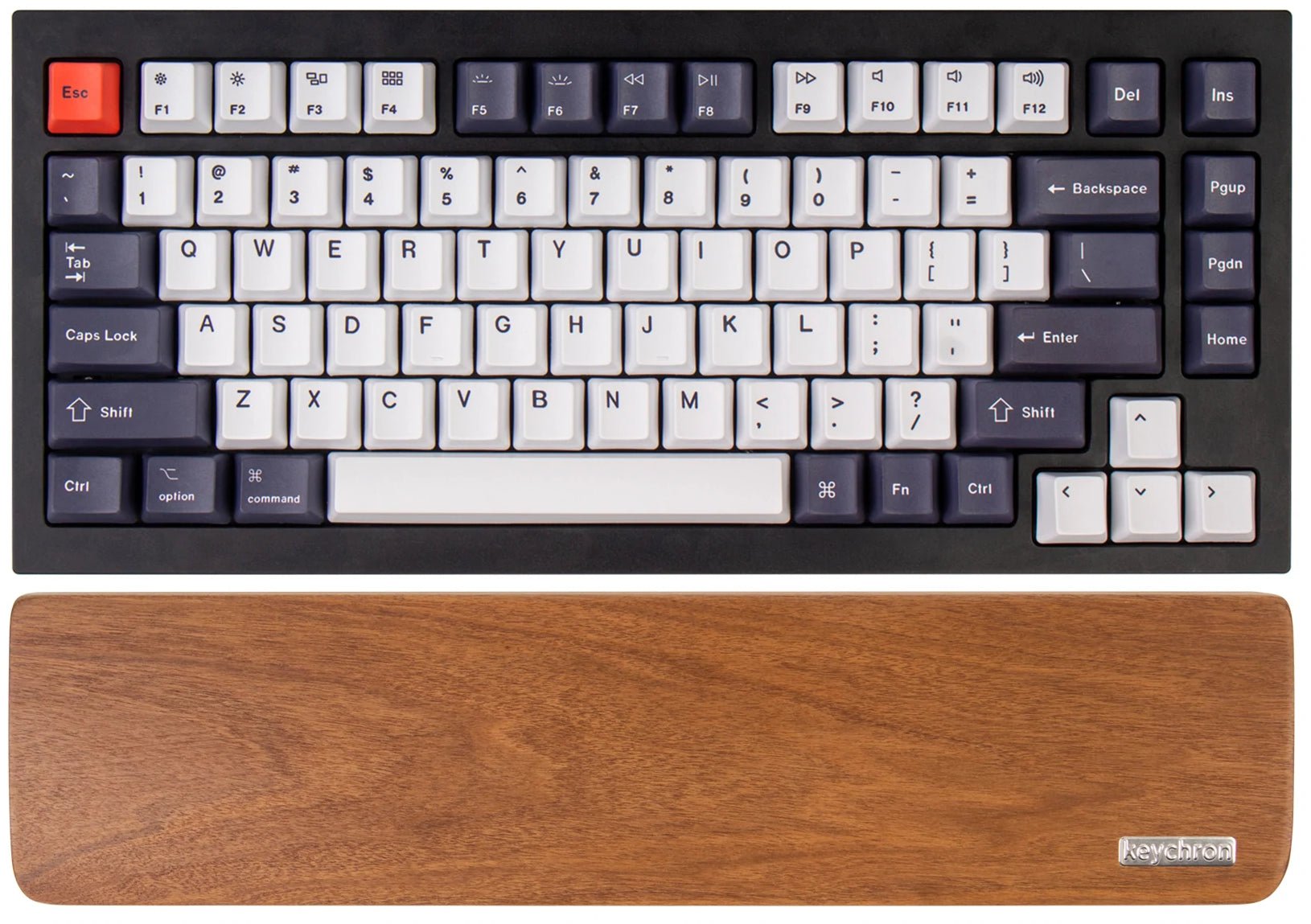 Keychron Q1 Pro / Q1 HE / Q1 Max / Q2 / V2 / V2 Max Wristrest (Wood) - InputGear DE