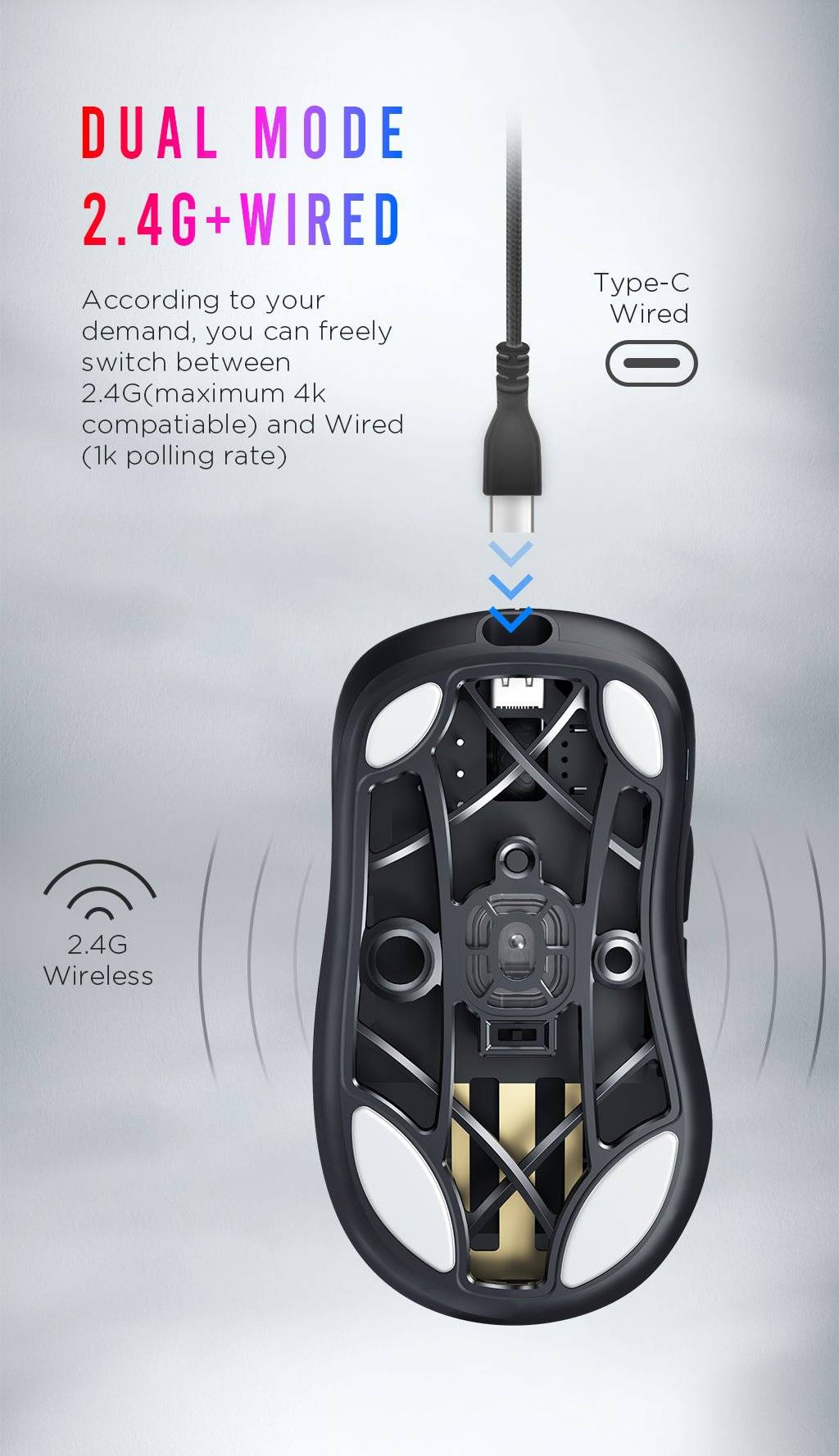 Lamzu Thorn 4k (Black) Mouse - InputGear DE