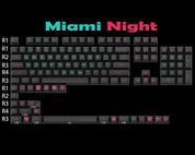 MAXKEY SA Miami Night (ANSI) Keycap Set - InputGear DE