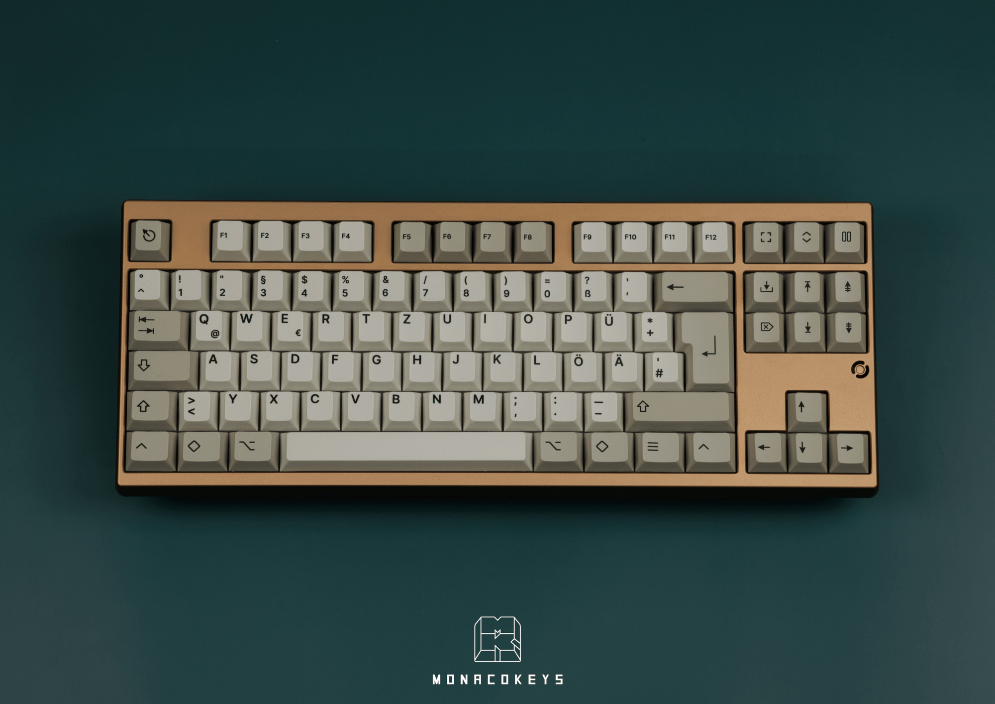 Ensemble de touches Monacokeys Retro Beige (AZERTY-FR)