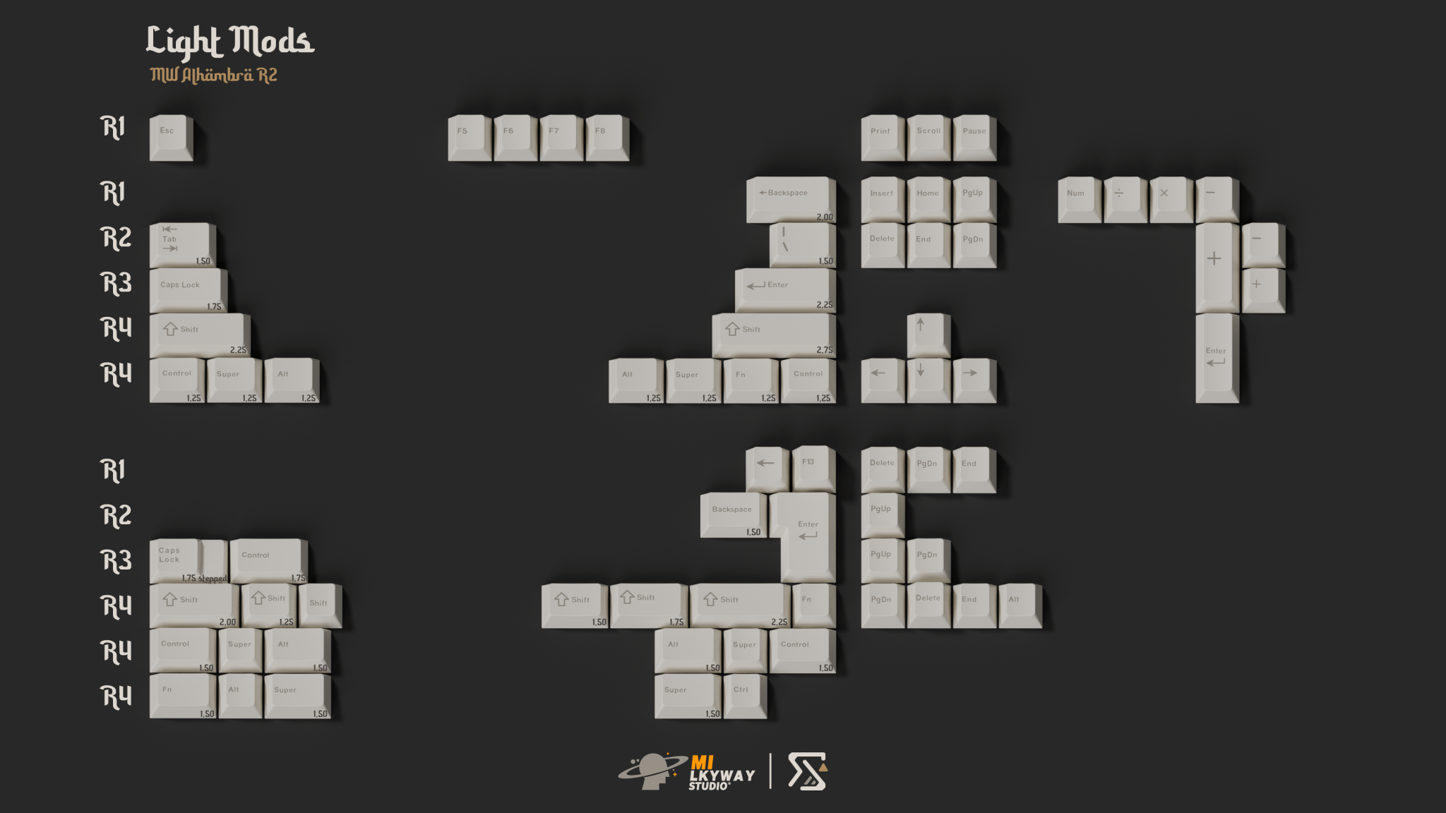 MW Alhambra R2 Keycap Set - InputGear DE