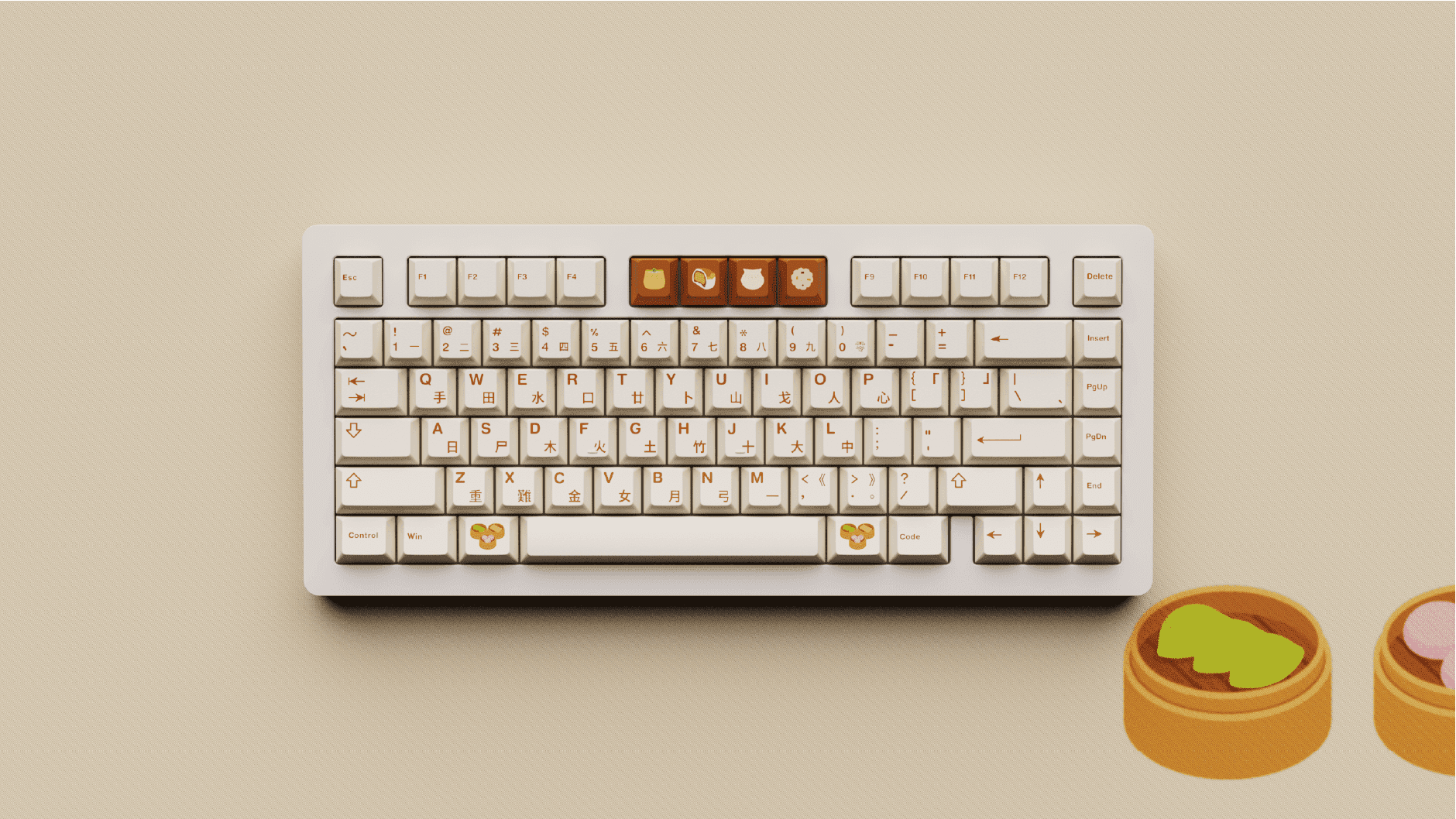 MW Dim Sum Keycap Set - InputGear DE