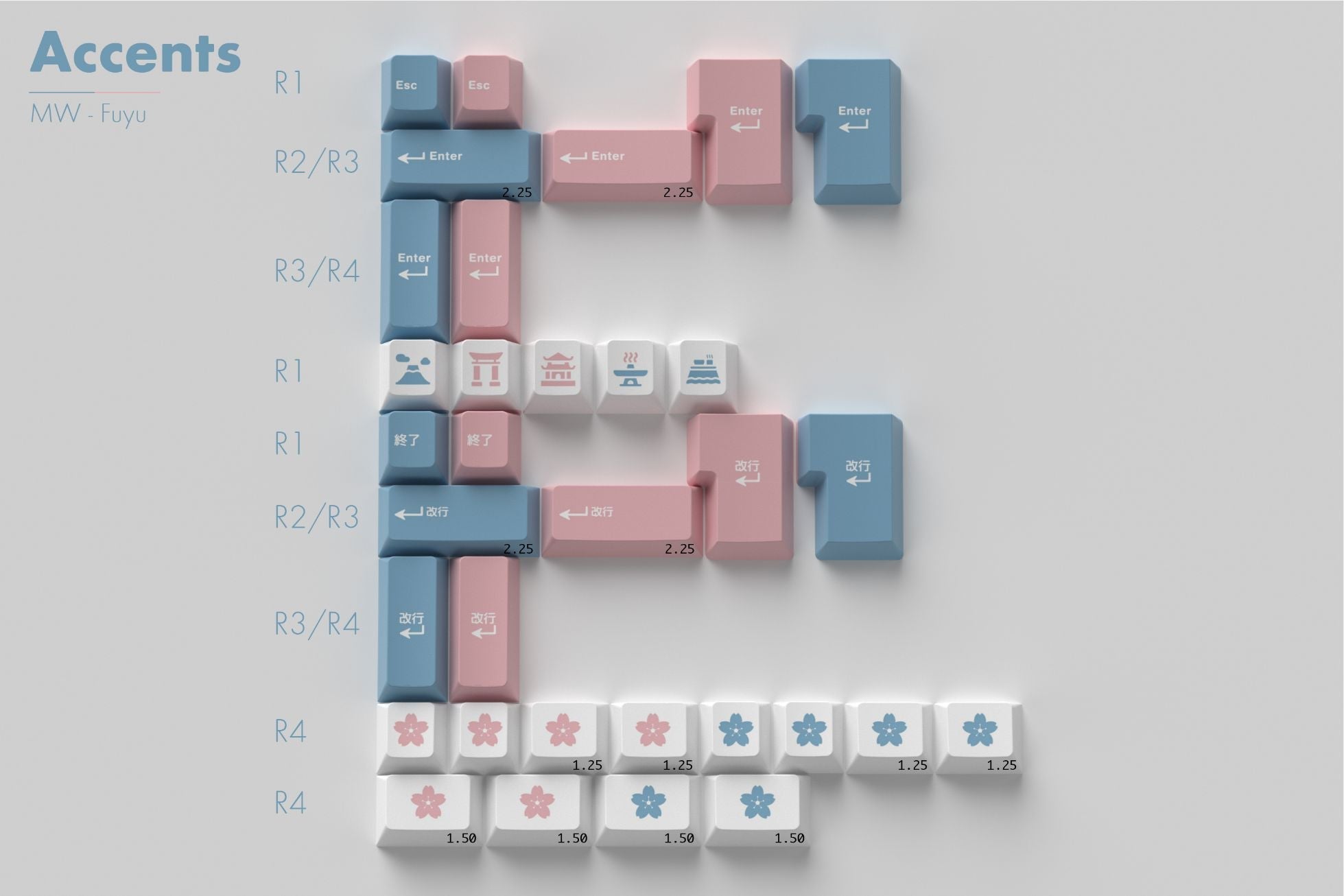 MW Fuyu Keycap Set - InputGear DE