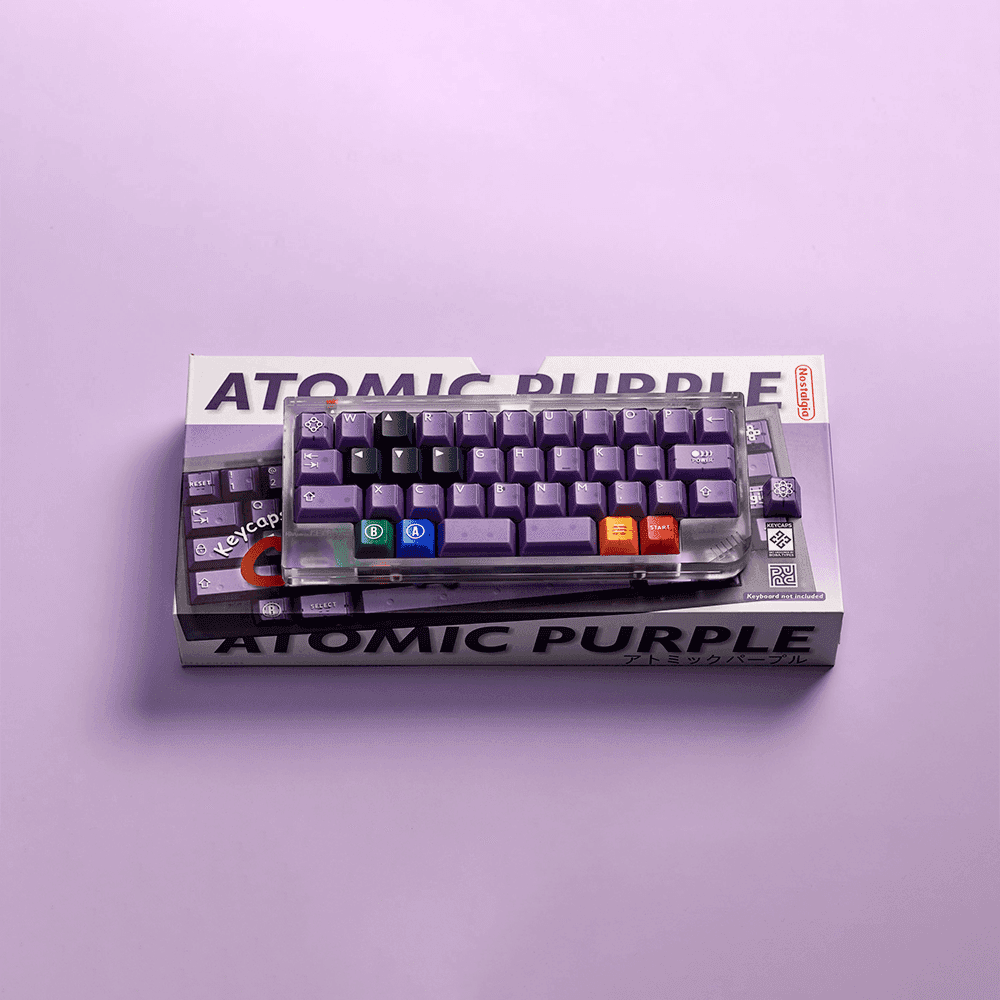 PBTFans Atomic Purple Keycap Set - InputGear DE