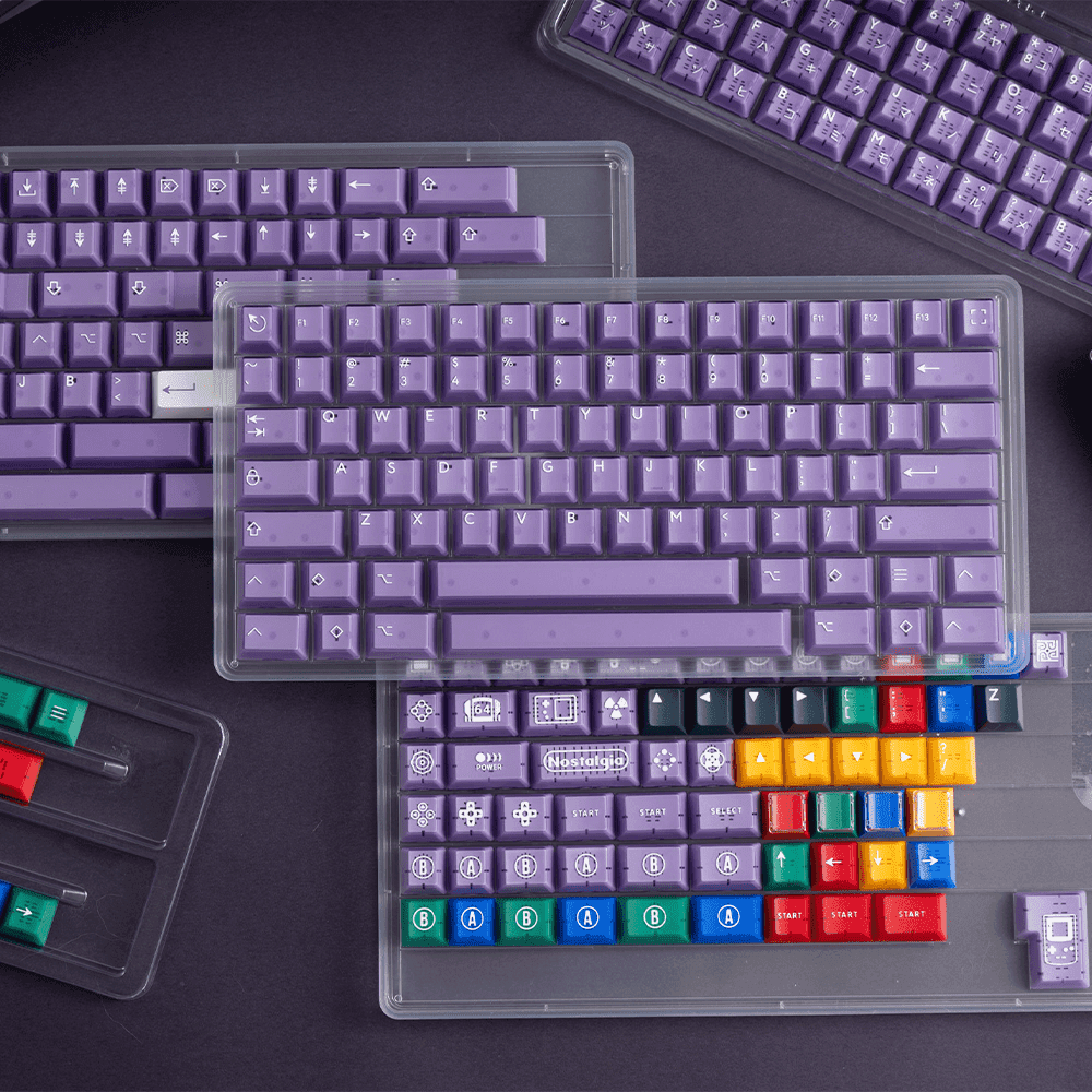 PBTFans Atomic Purple Keycap Set - InputGear DE