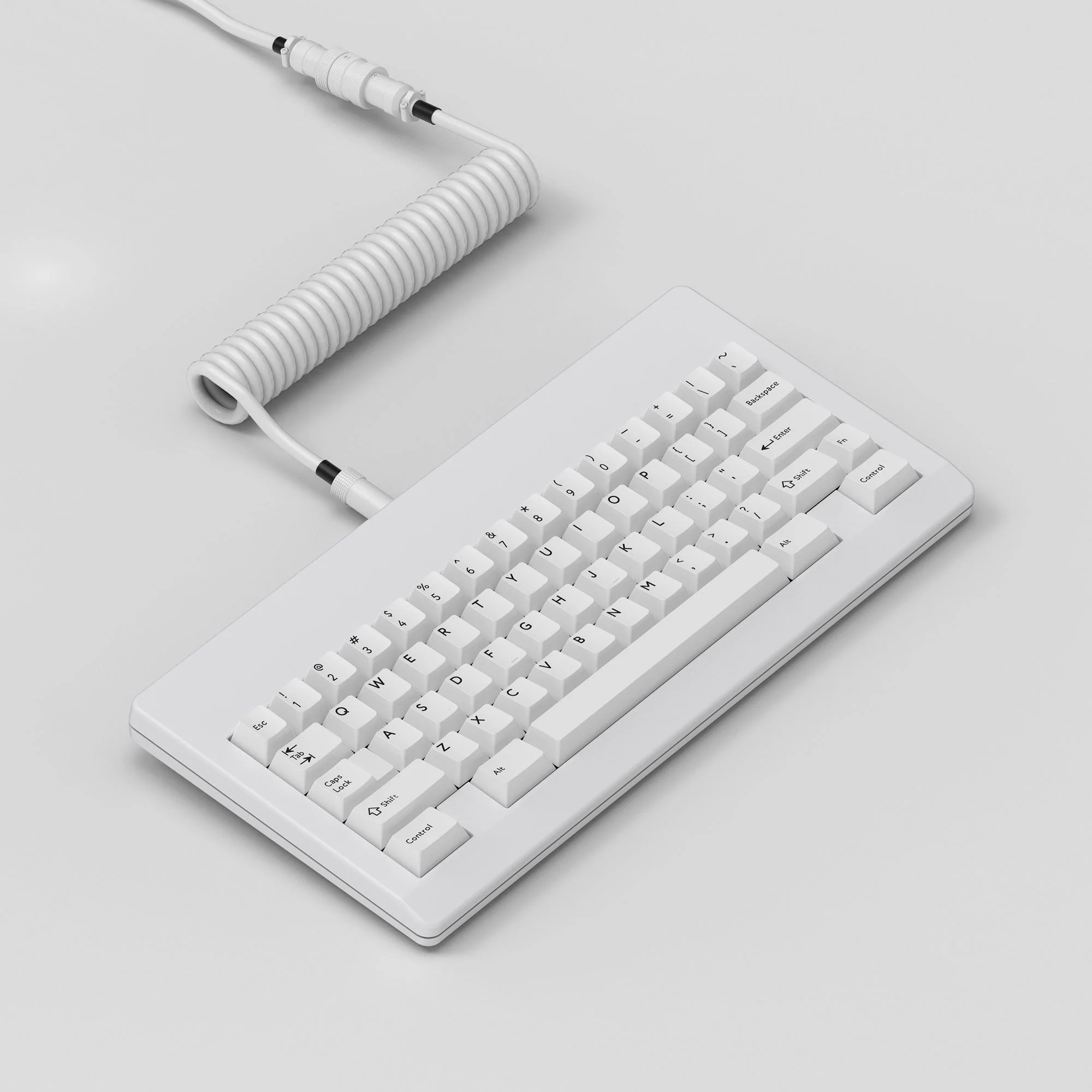 PBTFans Black on White Keycap Set - InputGear DE