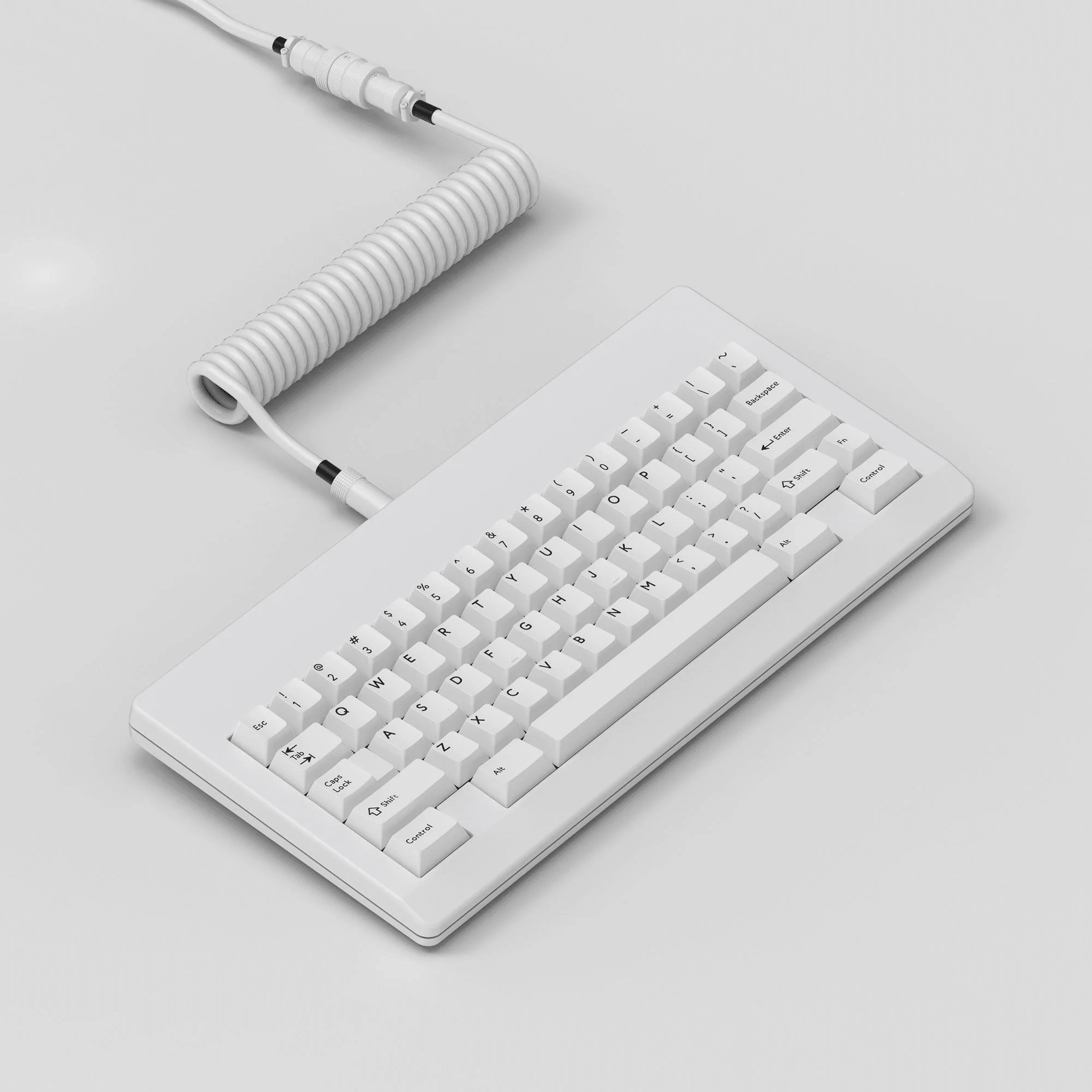 PBTFans Black on White Keycap Set - InputGear DE