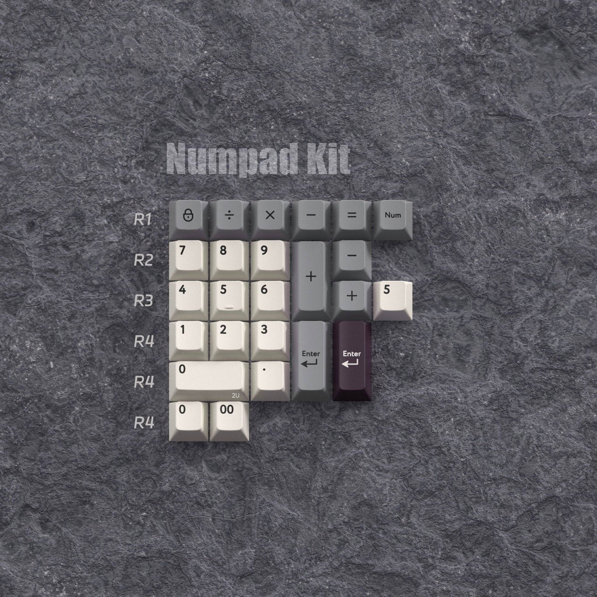 PBTFans Classic Gray Keycap Set - InputGear DE